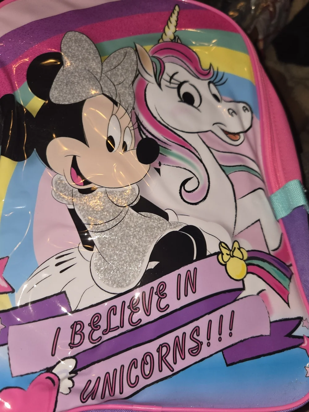 Minnie Mouse Youth 2 Piece Backpack set with Matching Lunch Kit - NEW